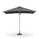 Luxe Baska Outdoor Rectangular Umbrella - Arashi Graphite