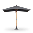 Luxe Baska Outdoor Rectangular Umbrella - Arashi Graphite