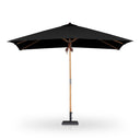 Luxe Baska Outdoor Rectangular Umbrella - Arashi Black