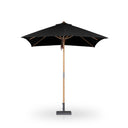 Luxe Baska Outdoor Rectangular Umbrella - Arashi Black