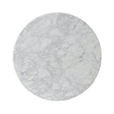 Brio Bar Counter Table - Honed White Marble Counter