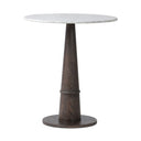 Brio Bar Counter Table - Honed White Marble Counter