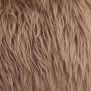 Luxe Lalo Lambskin Pouf - Brown Lambskin