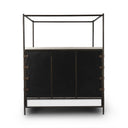 Solara Anderson Canopy Bed - Queen Knoll Natural