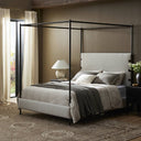 Solara Anderson Canopy Bed - King Knoll Natural