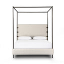 Solara Anderson Canopy Bed - Queen Knoll Natural