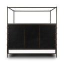 Solara Anderson Canopy Bed - Queen Knoll Charcoal