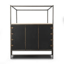 Verity Anderson Canopy Bed - King Palm Ecru