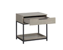 Calden Nightstand - SMALL BLACK TAUPE