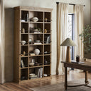 Valeria Alistair Bookcase - Worn Oak Veneer