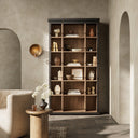 Valeria Alistair Bookcase - Smoked Black Veneer