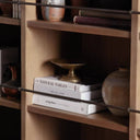 Valeria Alistair Bookcase - Smoked Black Veneer