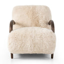 Seraphine Sandro Chair - Champagne Mongolian Fur