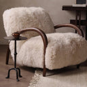 Aveline Sandro Chair - Champagne Mongolian Fur