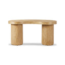 Verity Leeds Desk - Blonde Oak Veneer