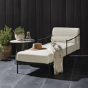 Opulent Outdoor Chaise - Bombay Flax