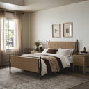 Aveline Richard Bed - King Almond