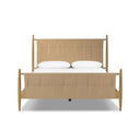Aveline Richard Bed - Queen Burnished Parawood
