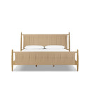Aveline Richard Bed - King Burnished Parawood