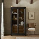 Verity Sussex Cabinet - Smoked Black Veneer
