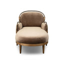 Aveline Demi Chaise Lounge - Altair Mushroom