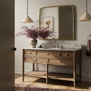 Alaric Toulouse Single Wide Vanity - Washed Blonde Oak Veneer
