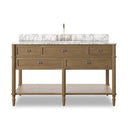 Alaric Toulouse Single Wide Vanity - Washed Blonde Oak Veneer