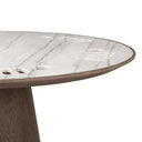 Stylish Skye Poker Table - White Marble