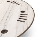 Stylish Skye Poker Table - White Marble