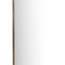 Contemporary Merona Wall Mirror - Polished Brass