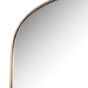 Contemporary Merona Wall Mirror - Polished Brass