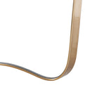 Contemporary Merona Wall Mirror - Polished Brass