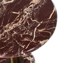 Aveline Reeves End Table - Garnet Marble