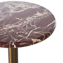 Aveline Reeves End Table - Garnet Marble