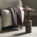 Aveline Reeves End Table - Garnet Marble