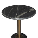 Aveline Reeves End Table - Black Marble