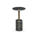 Aveline Reeves End Table - Black Marble