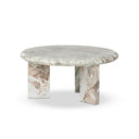 Verity Dakota Nesting Coffee Table - Large Creamy Taupe Marble Solid