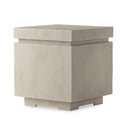 Verity Outdoor Square Propane Enclosure - Natural Concrete