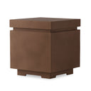 Veridian Outdoor Square Propane Enclosure - Clay Concrete