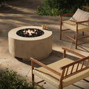 Aveline Outdoor Fire Table - Natural Concrete Natural Gas