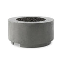 Aveline Outdoor Fire Table - Pewter Concrete Propane