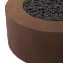 Aveline Outdoor Fire Table - Clay Concrete Natural Gas
