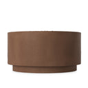 Aveline Outdoor Fire Table - Clay Concrete Propane