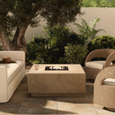 Verity Outdoor Fire Table - Natural Concrete Natural Gas