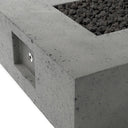 Verity Outdoor Fire Table - Pewter Concrete Natural Gas