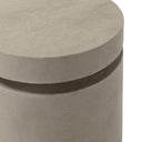 Higgins Outdoor Round Propane Enclosure - Natural Concrete