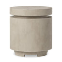 Higgins Outdoor Round Propane Enclosure - Natural Concrete