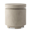 Aurelia Outdoor Round Propane Enclosure - Natural Concrete
