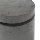 Aurelia Outdoor Round Propane Enclosure - Pewter Concrete